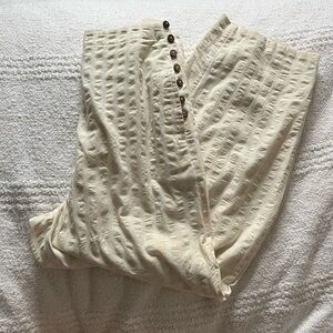 Free People Checkered Linen Pant